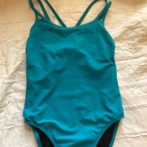 Jolyn One Piece Fixed Back- Murray (Aqua Blue) Size 32